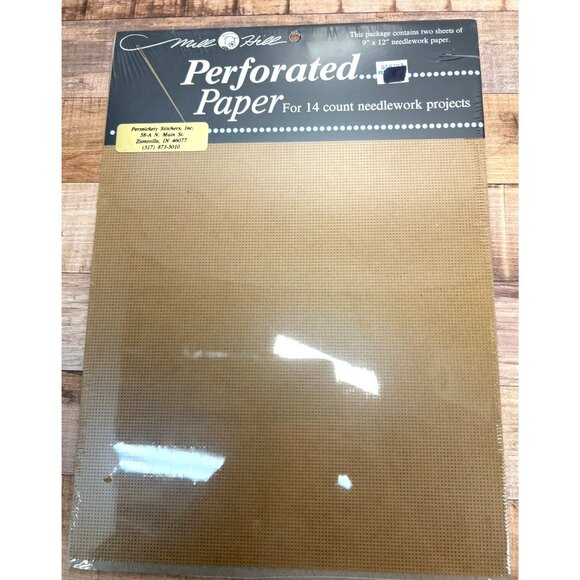 Mill Hill Perforated Paper 9" X 12" For 14 Count Needlework Projects - Picture 1 of 2